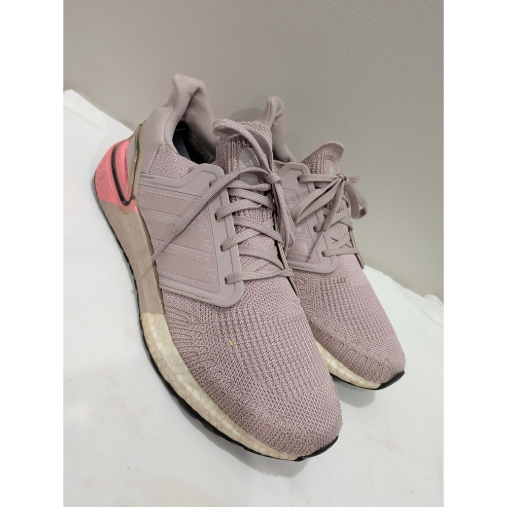 Adidas Ultraboost 20 Womens Size 9.5 Pink Running Shoes Boost Continental